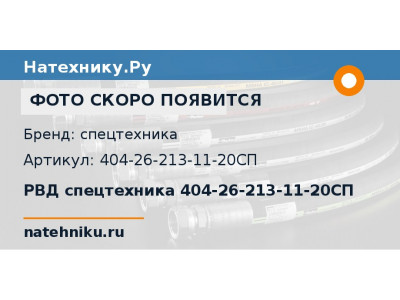 РВД спецтехника 404-26-213-11-20СП