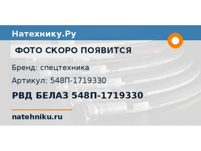 РВД БЕЛАЗ 548П-1719330