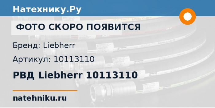РВД Liebherr 10113110