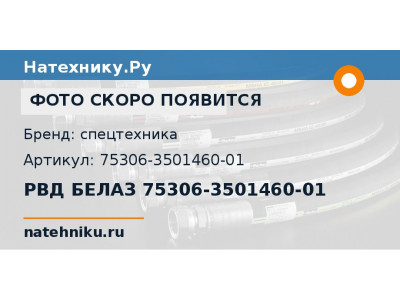 РВД БЕЛАЗ 75306-3501460-01