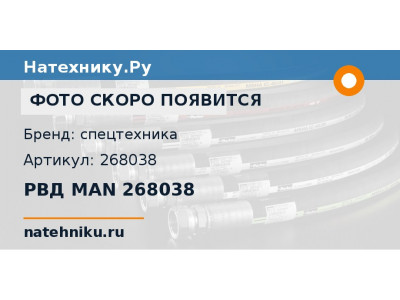РВД MAN 268038