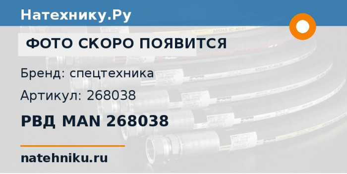 РВД MAN 268038