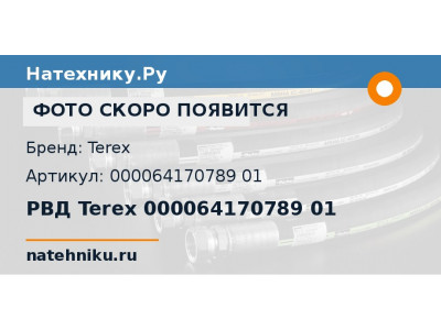 РВД Terex 000064170789 01