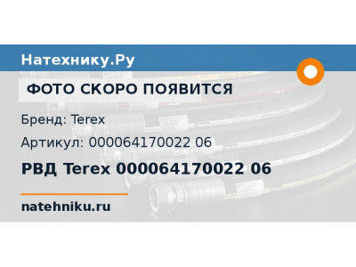 РВД Terex 000064170022 06