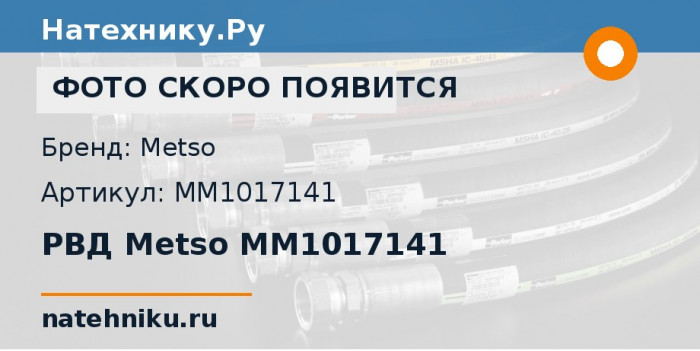 РВД Metso MM1017141