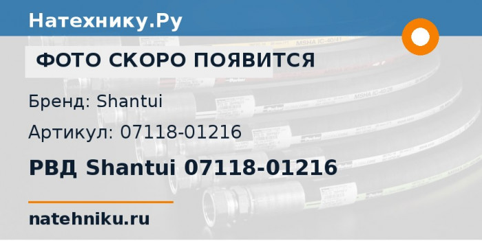 РВД Shantui 07118-01216